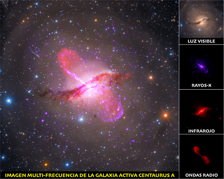 1G – Más allá de la luz visible: galaxias activas en el infrarrojo